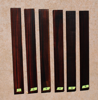 Brazilian Rosewood Fingerboard blanks Luthier materials from $Market ask