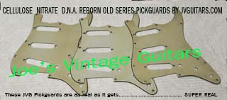 1959 to1962 Fender Stratocaster 11 hole Pickguard Cellulose Nitrate $ 345