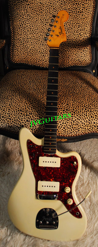 64 Fender Jazzmaster Genuine Vintage guitar Olympic White great 