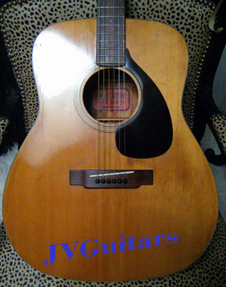 69 Yamaha FG140 Acoustic Guitar Red Lable Nippon Gakki JAPANESE Ask