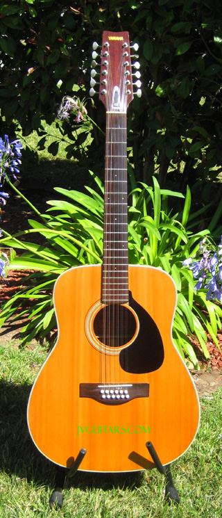 74 Yamaha Red Label FG230 12 string  beautiful vintage guitar $499
