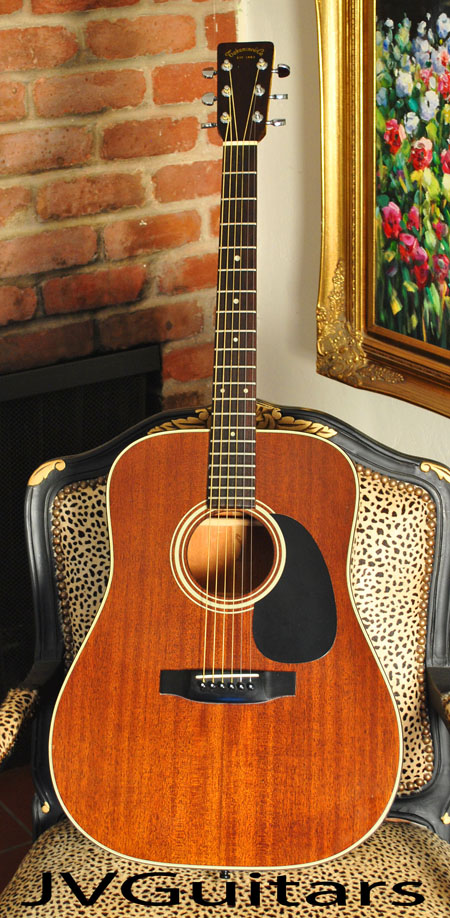 1981 Takamine F349 Drednought Acoustic guitar ALL Mahogany SOLD