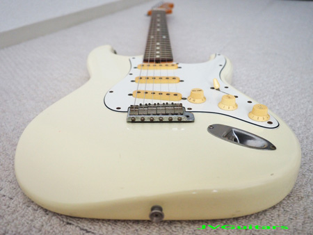 83 JV Fender STRAT White 62 slab board classic Squier Crafted in Japan JV 