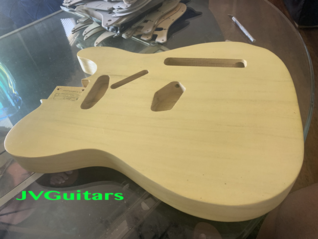 TELE BODY JVG LuthierBuilt Aged SEE THREW Nitro finish before Relic 