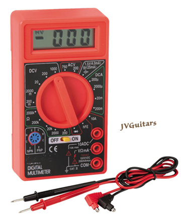 MULTIMETER handy tool for guitar Tech  should have one $ 22.00 