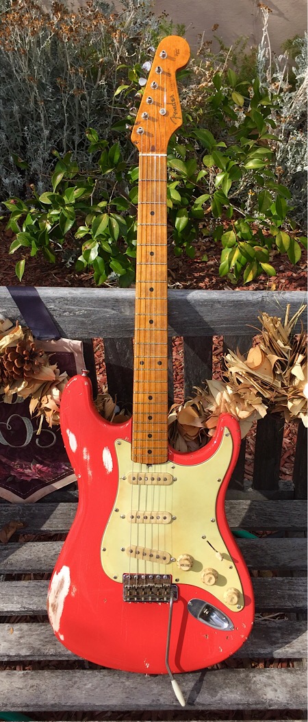 JVG - Reborn Old 61 Strat Relic Fiesta Red SOLD 