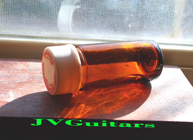 70s Bottle Neck slide REAL Vintage medicine bottle TONE like Duane 