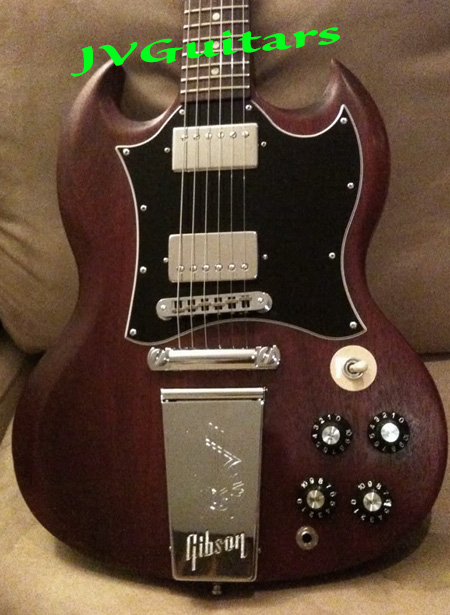 Gibson Derek Trucks Tailpiece faux Vibrola on an SG 